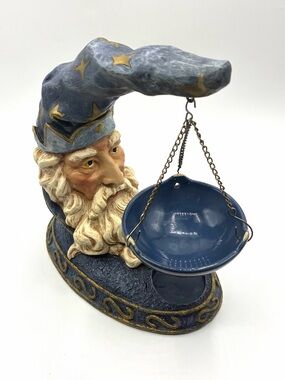 Vintage Yankee Candle Mystical Wizard Tart Wax Warmer Tea Light Holder Retired